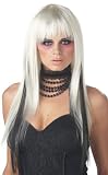 White and Black Chopsticks Wig - Adult Std.
