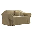 Sure Fit Cotton Sofa Slipcover, Linen
