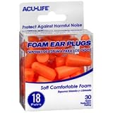 EAR PLUGS FOAM 30 DECIBEL 18PR