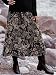 Printed Corduroy Skirt