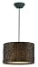 Uttermost 21103 Knotted Rattan 3 -Light Hanging Shade, Espresso Finish