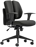 ZUO Aqua Office Chair, Black Mesh