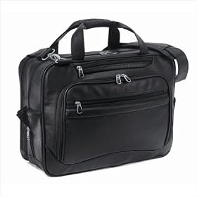 Buy U.S. Traveler 17 Koskin Business Computer Briefcase in Black GP71791K by U.S. Traveler