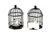 Kate Aspen 14055BK Birdcage Tealight and Placecard Holder