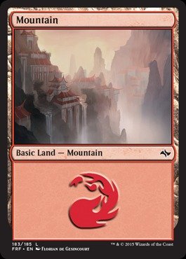 Magic: the Gathering - Mountain (183/185) - Fate Reforged