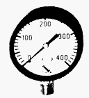 Replacement High Pressure Gauge 0-1000 - 0-5000 - REPLACEMENT HIGH PRESSURE GAUGE 0-1000