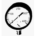 Replacement High Pressure Gauge 0-1000 - 0-5000 - REPLACEMENT HIGH PRESSURE GAUGE 0-1000