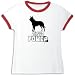 T-Shirt Ringer Woman White  Belgian Malinois Power  Dog