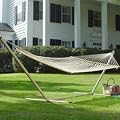 Lowest Price Large Steel Hammock Stand! Taupe Stand