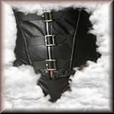 Leather Waist Cincher Boning Lace Up Back Detachable Garters Sizes Small, Medium, Large or X-Large Shown with Y2L-2-100 G-String