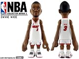 MINDstyle NBA 4 Inch Action Figure Dwayne Wade White UniformIMAGE