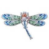 Blue Green Color Dragonfly Brooches And Pins