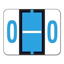 Smead Color-Coded Alphabetic Label, O Roll, Blue, 1 Roll (67085)