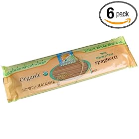bionaturae Organic Whole Wheat Spaghetti, 16-Ounce Bags (Pack of 6)