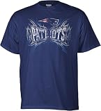 Reebok New England Patriots Outlast Navy T-Shirt