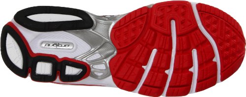 Saucony Women 'ProGrid Guide 5' Running Shoes, White/Red/Gold Size- 5
