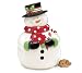 Jolly Snowman Christmas Cookie Jar Adorable Storage Jar For Holiday Treats