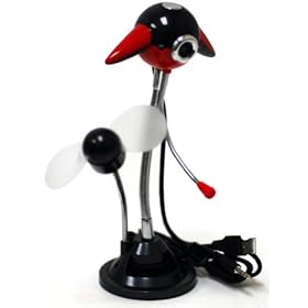 Plug-n-Play 5.0 MP USB Webcam with Fan & Microphone
