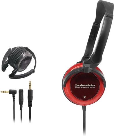 audio-technica ポータブルヘッドホン [ATH-FC7] RD