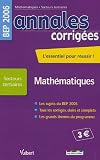 Mathématiques BEP Sceteurs tertaires