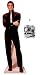 *FAN PACK* - ELVIS IN BLACK SUIT AND WHITE TIE - LIFESIZE CARDBOARD STAND-IN (CUTOUT / STANDEE / STANDUP) - INCLUDES 8X10" (25X20CM) STAR PHOTO - FAN PACK #152_s-1