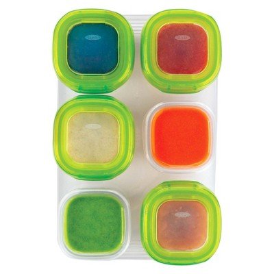 OXO Tot 2oz Baby Blocks Freezer Storage - Green