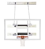 First Team SuperMount 80 Supreme Wall-Mounted Basketball Hoop with 72 Inch Acrylic Backboard