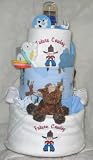 3 Tier Cowboy Baby Diaper Cake
