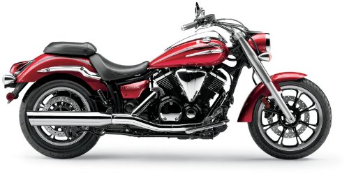 Cobra Scalloped Billet Tip Touring Slip-On Mufflers for 2009-2012 Yamaha XVS950/CT V-Star 950 Motorcycles