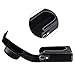 TARION Slim Leather Case Bag Protector for Camera Leica D-Lux Type 109 with Wrist Strap and Neck Strap Black