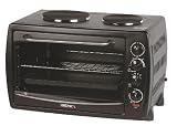 IGENIX IG7420 42 LITRE MINI OVEN WITH DOUBLE HOTPLATES