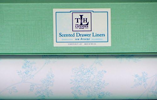 Scented Drawer Liner Paper by the Lavender Home Sea Breeze