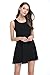 Hika Women's Casual Basic Loose Fitted Tank Top Mini Dress