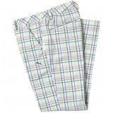 Puma Mens Plaid Tech Pants White/Multi 28