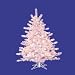 4.5' Pre-Lit White Crystal Pine Christmas Tree - Clear Lights
