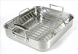 Review Viking Range Corporation  / Viking VSC0805 Roasting Pan with Rack 16x13x3-in.