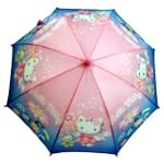 Sanrio Hello Kitty Umbrella - Officially Licensed Pink & Blue Pixie Fairy Childrens Kids Rain Or Sun Umbrella (Great Gift Idea For Girls)