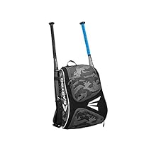 Easton E110BP Baseball/Softball Adult / Youth Tee Ball Backpack Bat Bag - Black / Camo - New 2016 / 2017
