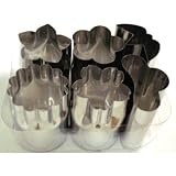 Vegetable Cutters, Stainless Steel set of 6 large #450106