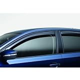 2010 - 2012 Golf GTI 4 Door front Window Deflectors Rain Guards by Volkswagen