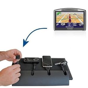 Gomadic Universal Charging Station for the TomTom GO 630 and many other mobile devices - uses Gomadic TipExchange Technology - 4 tips included