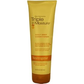 Neutrogena Triple Moisture Daily Deep Conditioner, 8.5-Ounce Tubes (Pack of 3)