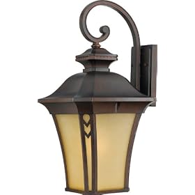 Quoizel NF8412TB Norfolk 25-Inch x 12-Inch 1 Light Outdoor Wall Lantern, Terra Bronze