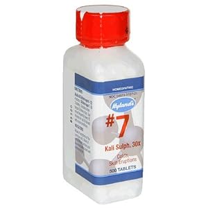 #7 Kali Sulph. 30X Cell Salts 30 X 500 Tabs by Hyland's Homeopathic