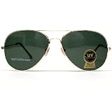 Aviator Pilot Vintage Retro Metal Sunglasses Glass Lens A112