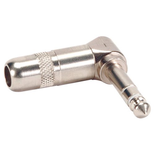 Switchcraft 236 1/4" Stereo 90Â° Plug Nickel