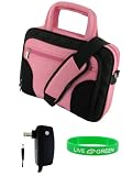 41AAq0gD0JL. SL160  Acer Aspire One AO751h 1442 11.6 Inch Deluxe Netbook Carrying Case and AC Power Adapter Wall Charger   Pink