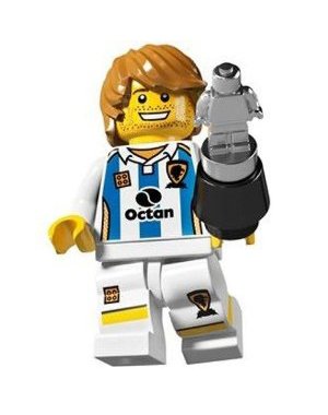 Lego Series 4 Soccer Player loose Series 4