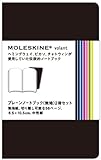 MOLESKINE モレスキン ヴォランプレーンノートブック・無地・XS・ブラック(2冊セット)-