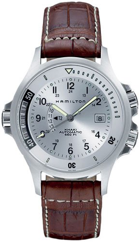Hamilton Men's Khaki Navy GMT watch #H77625553